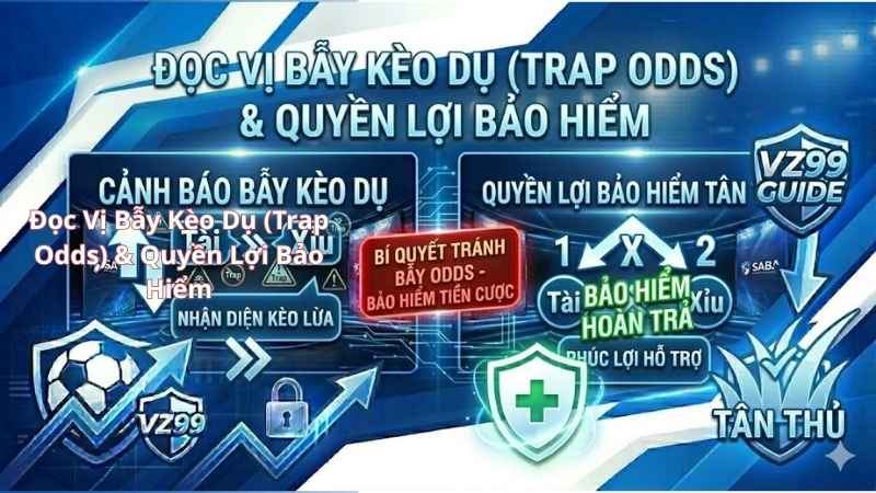 Hướng Dẫn Cách Đọc Kèo Bóng Đá VZ99 Chuẩn Xác: Giải Mã Bảng Odds Cho Tân Thủ Đọc Vị Bẫy Kèo Dụ (Trap Odds) & Quyền Lợi Bảo Hiểm